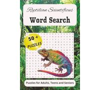 Reptilian Scientificus Word Search Puzzle Book: A Scientific Reptile Word Search Puzzle Book Featuring Genus Names for Curious Minds and Nature ... puzzles, Gift for holidays, and free times