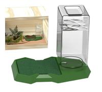 Reptilien-Wasserflasche - Schildkröten-Futterspender - Hamster-Wasserspender | Auslaufsicheres System Mit Stabiler Base Für Mehrere Kleintiere Pp-Material Für Eidechsen Geckos Hamster Haustierpflege