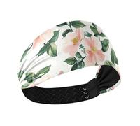 Republic Bayahibe Rose Beauty Summer Flowers Bandeau de course à pied antidérapant extensible pour volley-ball, tennis, sports athlétiques, tennis, teckel coloré, étoiles