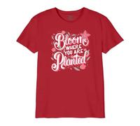Republic Of California « Bloom Where You are Planted ? » GIREPCZTS038 T-Shirt Enfant, Rouge, Taille 06 Ans