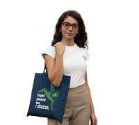 Republic of California Cotton Division Officiel Cupid Pushed Me, I Swear imprimé 100% coton |Réutilisable | Longue poignée | Voyages et achats |Sac fourre-tout 38 * 40 CM, Cupid_Navy_1, Taille unique