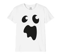 Republic of California « Halloween » BOREPCZTS073 T-Shirt Garçon, Blanc, Taille 6 Ans