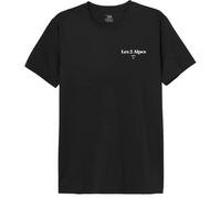 Republic Of California Les 2 Alpes imprimée T-Shirt Homme Tee-Shirt Mode Casual Été Confortable à Manches Courtes et col Rond en Respirant Coton,Noir_Taille X-Large