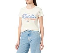Republic Of California « Raclette is My Religion » WOREPCZTS045 T-Shirt Femme, Natural, Taille XXL