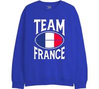 Republic Of California « Team France » UXREPCZSW041 Sweatshirt Homme, Royal, Taille XXL