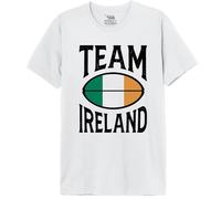 Republic of California « Team Ireland » MEREPCZTS136 T-Shirt Homme, Blanc, Taille L