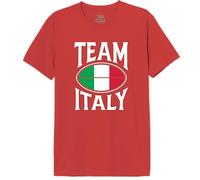 Republic of California « Team Italy » MEREPCZTS134 T-Shirt Homme, Rouge, Taille XL