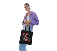 Republic of California Tote Bag Love X.O Love Always Wins - Sac en coton inspirant et romantique