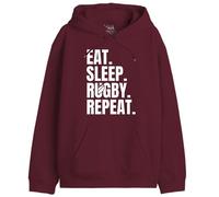 Republic Of California UXREPCZSW029 Sweatshirt à Capuche, Bordeaux, XS Homme