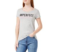 REPUBLIC OF CALIFORNIA WOREPCZTS039 T-Shirt, Gris CHINÉ, S Femme