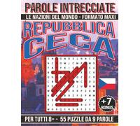 Republica Ceca - Parole Intrecciate: Passatempo mentale senza schermo per relax, viaggi e pause