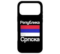 Republika Srpska Écriture cyrillique Pays des Balkans serbes Coque pour iPhone 17 Pro Max