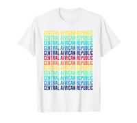 République Centrafricaine colorée T-Shirt
