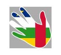 République Centrafrique - 5x5cm - Sticker/Autocollant
