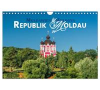 République de Moldavie - Le petit inod d'Europe du Sud-Est (calendrier mural 2026 DIN A4 paysage) - Calendrier mensuel CALVENDO