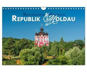 République de Moldavie - Le petit inod d'Europe du Sud-Est (calendrier mural 2026 DIN A4 paysage) - Calendrier mensuel CALVENDO