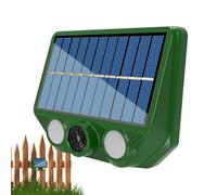 République D'écureuils Solaires À Ultrasons - Dissuasion De L'écureuil Chien Avec 2 Modes De Lumière, Capteur De Mouvement | République Antiparasitaire En Extérieur De Jardin Imperméable, Fréquence In