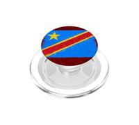 République Démocratique Congo Fierté Drapeau RDC Fiers Fans PopSockets PopGrip pour MagSafe