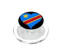 République Démocratique Congo RDC Fierté Drapeau Fiers Fans PopSockets PopGrip pour MagSafe