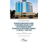 République Démocratique du Congo – Gouvernance publique (55 réunions, gouvernement Suminwa 1)