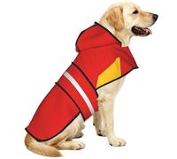 République démocratique du Timor-Leste, imperméable, réfléchissant, à capuche réglable pour animal de compagnie avec trou pour laisse, pour usage extérieur, taille XL