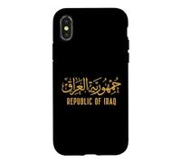 République d'Irak Nom en Arabe irakien Irak Coque pour iPhone X/XS