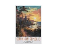 République Dominicaine Caraïbes,Adultes Puzzle Impossible De 1000 Pièces Décompression Jeu De Cadeaux Éducatifs pour Adultes(50x70cm)-FN73