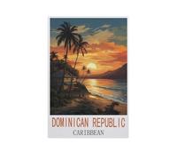 République Dominicaine Caraïbes,Jigsaw Puzzle 1000 Pièces Puzzles Adultes Enfants Intéressant 1000 Pièces Puzzle Personnalisé Jouets(75x50cm)-FN46