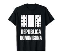 République Dominicaine Dominoes 809 République Dominicaine Numéro T-Shirt