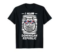 République dominicaine drapeau des Caraïbes vacances chats cathédrale Rep T-Shirt