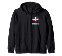 République dominicaine, drapeau dominicain, drapeau dominicain. Sweat à Capuche