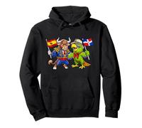 République Dominicaine Espagne Drapeau Fier dominicain Sweat à Capuche