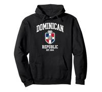 République Dominicaine Est. 1844 Athletic Sweat à Capuche