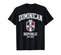 République Dominicaine Est. 1844 Athletic T-Shirt