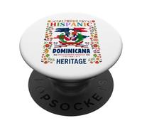 République Dominicaine Femmes Idea Herencia Hispánica Dominicana PopSockets PopGrip Adhésif