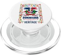 République Dominicaine Femmes Idea Herencia Hispánica Dominicana PopSockets PopGrip pour MagSafe