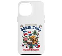 République Dominicaine Idée Femme et Drapeau dominicain hispanique Coque pour iPhone 13 Pro Max