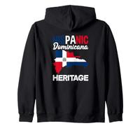 République Dominicaine Pride Hispanic Dominicana Heritage Sweat à Capuche