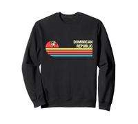 République Dominicaine, Style Vintage coloré Sweatshirt