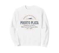 République Dominicaine Vintage Puerto Plata Rétro Sweatshirt