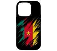 Republique du Cameroun Cameroun Drapeau Cameroun Coque pour iPhone 14 Pro