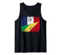 Republique du Congo France Drapeau DE L'AMITIÉ | Congo Débardeur