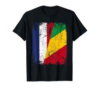 REPUBLIQUE DU CONGO FRANCE DRAPEAU DE L'AMITIÉ | CONGO T-Shirt