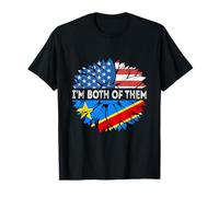 République du Congo USA Je suis tous les deux racines congolaises T-Shirt