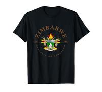 République du Zimbabwe, Armoiries Unité, liberté, Travail 1980 T-Shirt