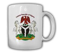 République fédérale du nigeria blason emblem republic of federal nigeria#13833 tasse à café