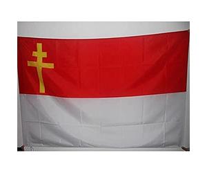 République Libre D'Alsace-Lorraine - Alsace-Lorraine 90X150Cm Patio Drapeaux Traditionnel Drapeau Paysage Avec 2 Oeillets Métalliques Extérieur Drapeaux Décoration Pour Porche Balcon Jardin