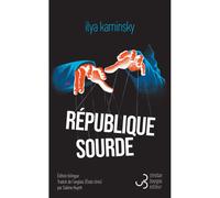 République sourde - Ilya Kaminsky - Bourgois - broché - Roman