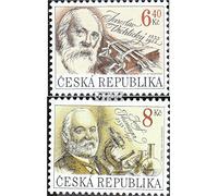 république tchèque 347-348 (complète.Edition.) Neuf avec Gomme Originale ** MNH 2003 Personnalités (Timbres pour Les collectionneurs)
