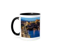 République Tchèque Bohême Prague Pont Charles Crépuscule. Mug Mignonne Tasses À Thé Céramique Mug À Café Pour Maison Lait Chocolat Chaud 330Ml